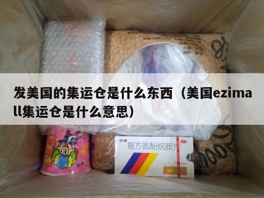 发美国的集运仓是什么东西（美国ezimall集运仓是什么意思）