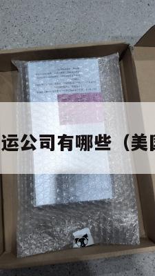 美国转运集运公司有哪些（美国转运平台）