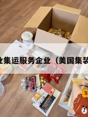 美国专业集运服务企业（美国集装箱公司）
