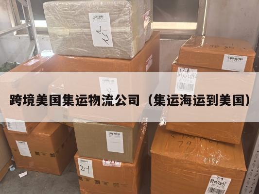 跨境美国集运物流公司（集运海运到美国）