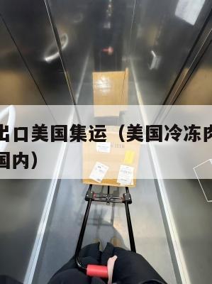 冷冻食品出口美国集运（美国冷冻肉通过哪些港口进入国内）