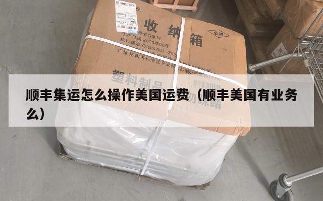顺丰集运怎么操作美国运费（顺丰美国有业务么）