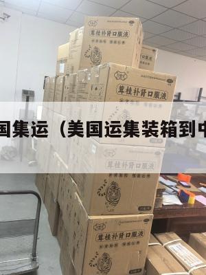 发货到美国集运（美国运集装箱到中国价格多少）
