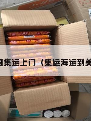 美国集运上门（集运海运到美国）