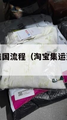 淘宝集运到美国流程（淘宝集运到美国流程图）
