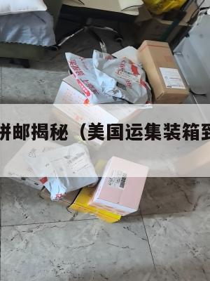 美国集运拼邮揭秘（美国运集装箱到中国价格多少）
