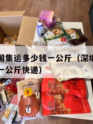 深圳到美国集运多少钱一公斤（深圳到美国集运多少钱一公斤快递）