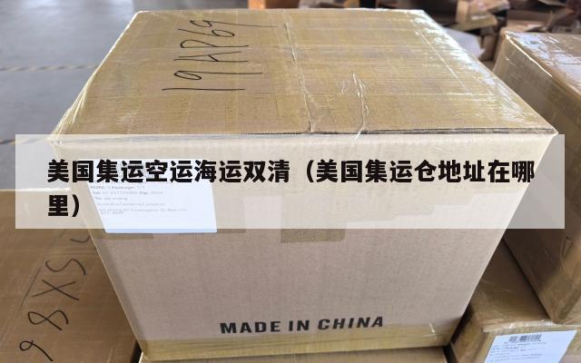 美国集运空运海运双清（美国集运仓地址在哪里）