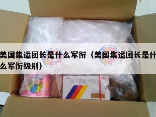 美国集运团长是什么军衔（美国集运团长是什么军衔级别）