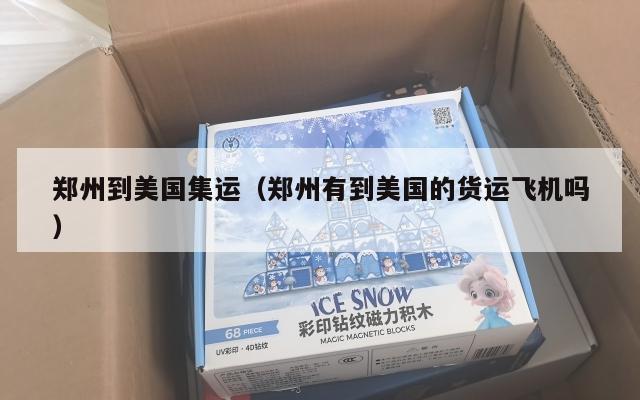 郑州到美国集运（郑州有到美国的货运飞机吗）
