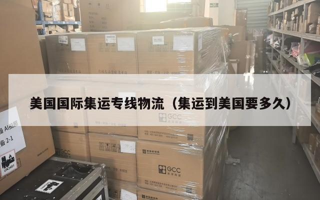 美国国际集运专线物流（集运到美国要多久）