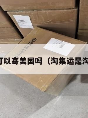 淘集运可以寄美国吗（淘集运是淘宝的吗）