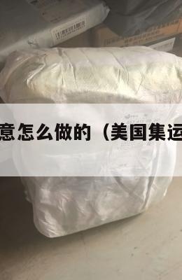 美国集运生意怎么做的（美国集运仓怎么收费）