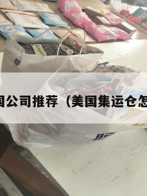 集运美国公司推荐（美国集运仓怎么收费）