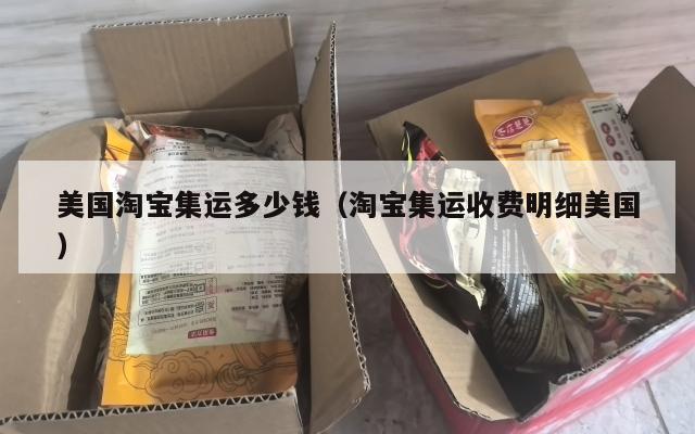 美国淘宝集运多少钱（淘宝集运收费明细美国）