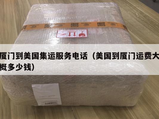 厦门到美国集运服务电话(美国到厦门运费大概多少钱)