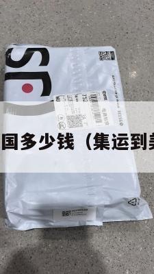 集运邮寄美国多少钱(集运到美国多少钱)