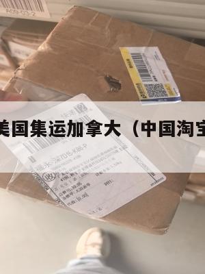 淘宝寄到美国集运加拿大(中国淘宝集运到美国很贵吗)