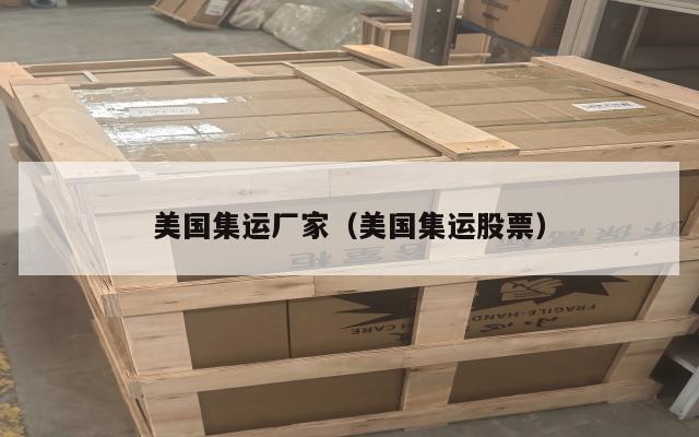 美国集运厂家(美国集运股票)