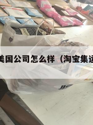 淘宝集运美国公司怎么样(淘宝集运美国收费标准)