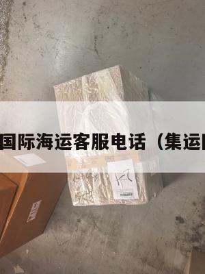 集运欧美国际海运客服电话（集运国际物流）