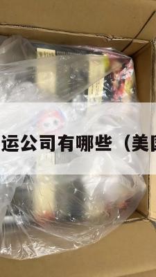 美国药品集运公司有哪些(美国药品邮寄)