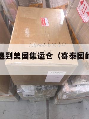 泰国寄快递到美国集运仓(寄泰国的国际快递几天能到)