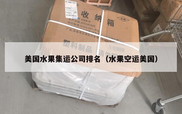 美国水果集运公司排名(水果空运美国)