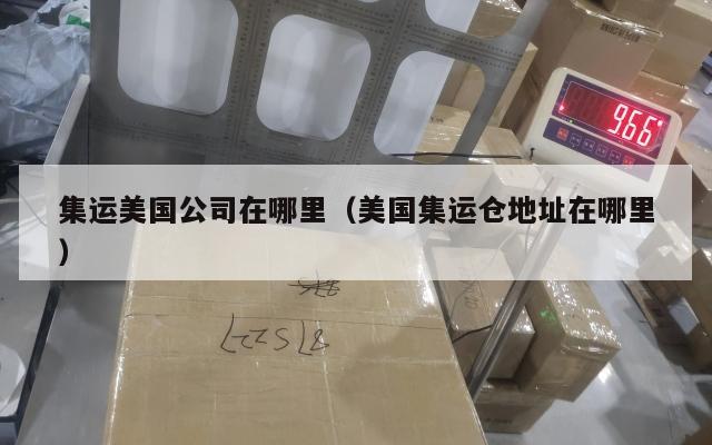 集运美国公司在哪里(美国集运仓地址在哪里)