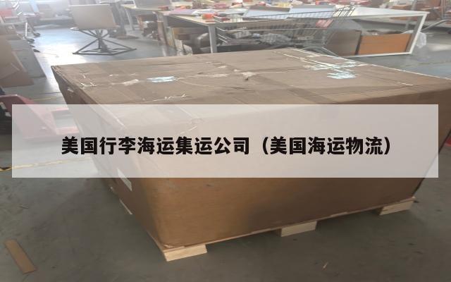 美国行李海运集运公司(美国海运物流)
