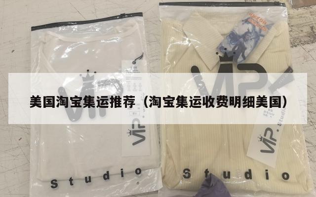 美国淘宝集运推荐(淘宝集运收费明细美国)