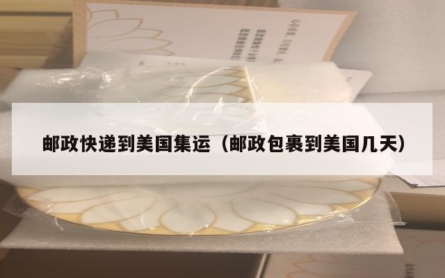 邮政快递到美国集运（邮政包裹到美国几天）