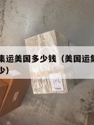 国际物流集运美国多少钱(美国运集装箱到中国价格多少)