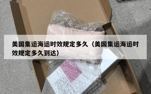 美国集运海运时效规定多久(美国集运海运时效规定多久到达)