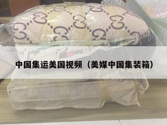 中国集运美国视频(美媒中国集装箱)