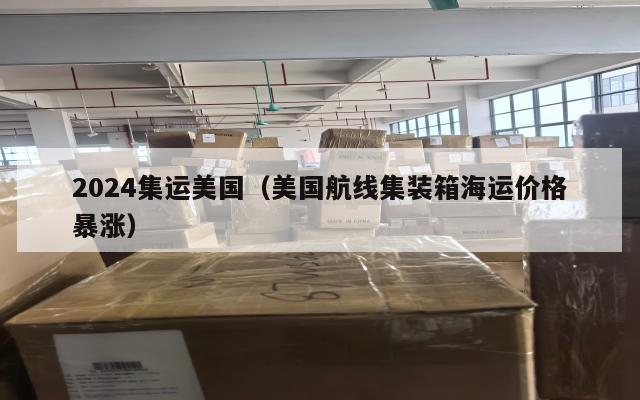 2024集运美国(美国航线集装箱海运价格暴涨)