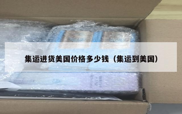 集运进货美国价格多少钱(集运到美国)