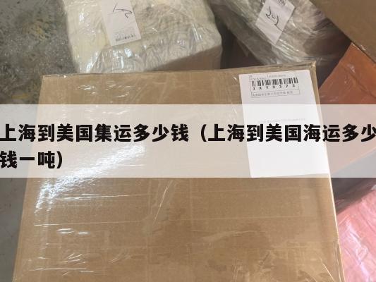 上海到美国集运多少钱(上海到美国海运多少钱一吨)