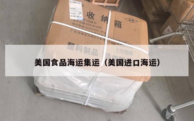 美国食品海运集运(美国进口海运)