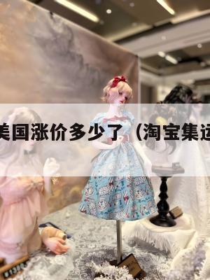 淘宝集运美国涨价多少了(淘宝集运美国价格)