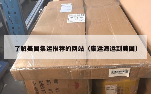 了解美国集运推荐的网站(集运海运到美国)