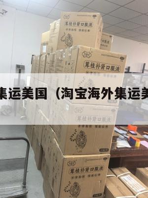 淘宝海外集运美国(淘宝海外集运美国要多久)