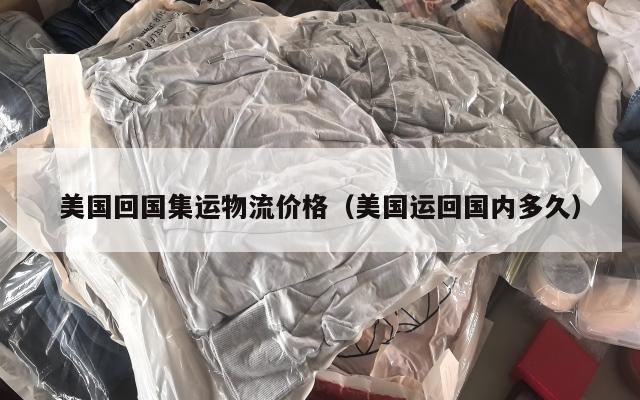 美国回国集运物流价格(美国运回国内多久)