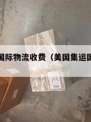 美国集运国际物流收费（美国集运国际物流收费多少）