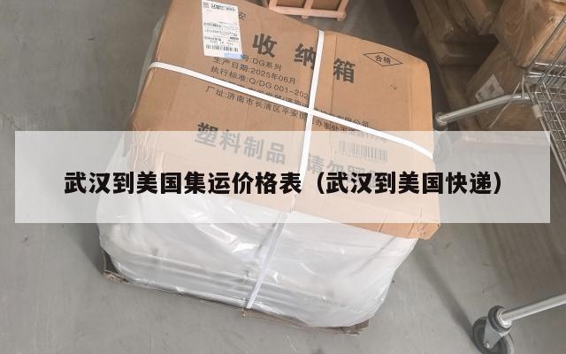 武汉到美国集运价格表(武汉到美国快递)