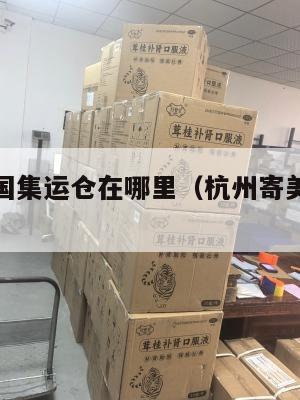 杭州到美国集运仓在哪里(杭州寄美国什么快递最便宜)
