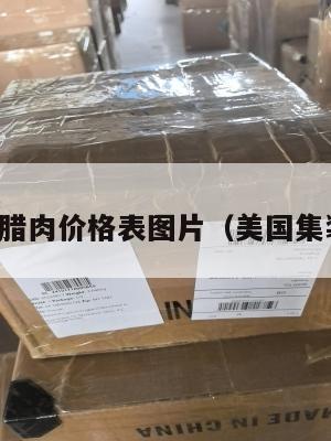 美国集运腊肉价格表图片(美国集装箱运输)