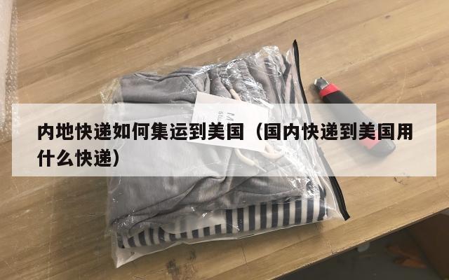 内地快递如何集运到美国(国内快递到美国用什么快递)