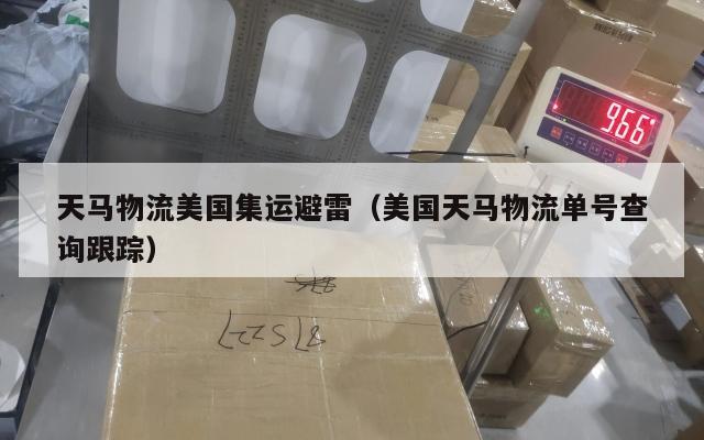 天马物流美国集运避雷(美国天马物流单号查询跟踪)