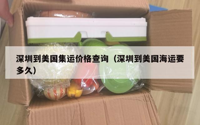深圳到美国集运价格查询(深圳到美国海运要多久)